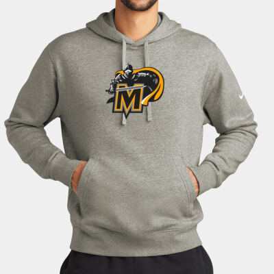 M - Club Fleece Sleeve Swoosh Pullover Hoodie Thumbnail