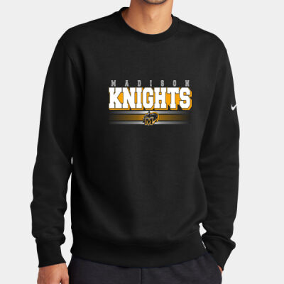 Madison - Club Fleece Sleeve Swoosh Crew Thumbnail