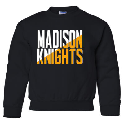 Madison Knights - Heavy Blend Youth Crewneck Sweatshirt Thumbnail